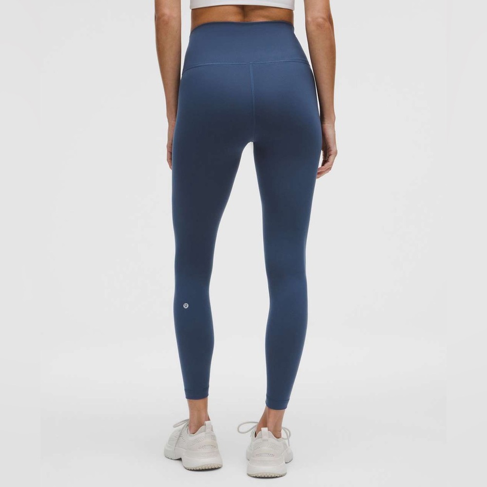 Lululemon Wunder Train High-Rise Tight BLUE TWILL size 4 Leggings W5CQDS